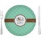 Om 10" Glass Lunch / Dinner Plates - Single or Set (Personalized)