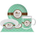 Om Dinner Set - Single 4 Pc Setting w/ Name or Text