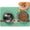Om Dog Food Mat - Small LIFESTYLE