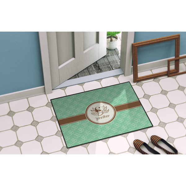Om Door Mat Lifestyle