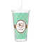 Om Double Wall Tumbler with Straw (Personalized)