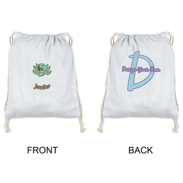 Om Drawstring Backpacks - Sweatshirt Fleece - Double Sided - APPROVAL