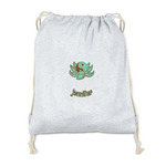 Om Drawstring Backpack - Sweatshirt Fleece (Personalized)