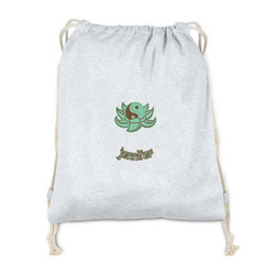 Om Drawstring Backpack - Sweatshirt Fleece - Single Sided (Personalized)
