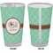 Om Pint Glass - Full Color - Front & Back Views