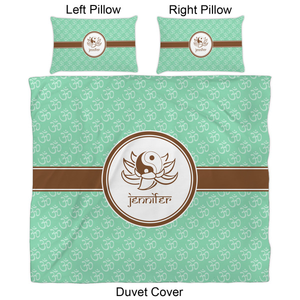 Om Duvet Cover Set - King - Approval