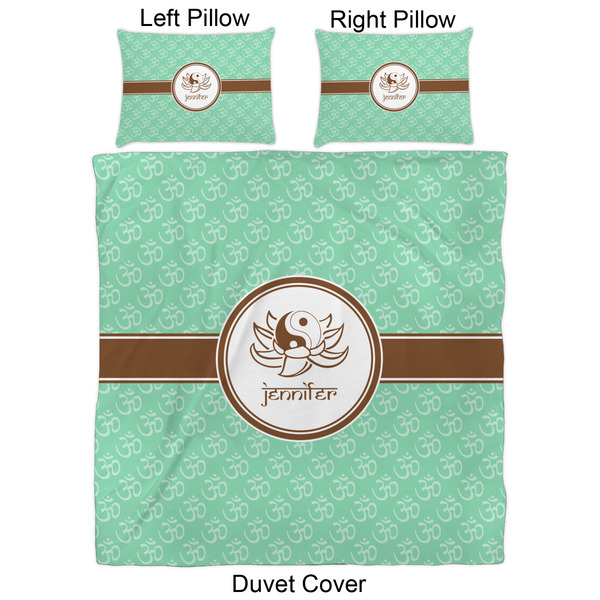 Om Duvet Cover Set - Queen - Approval