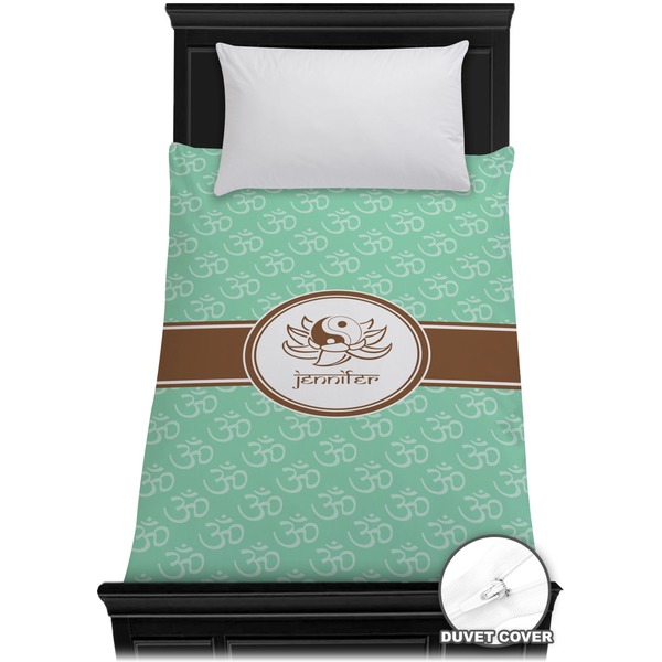 Custom Om Duvet Cover - Twin (Personalized)