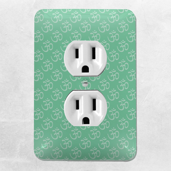 Om Electric Outlet Plate - LIFESTYLE