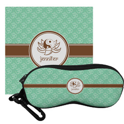 Om Eyeglass Case & Cloth (Personalized)