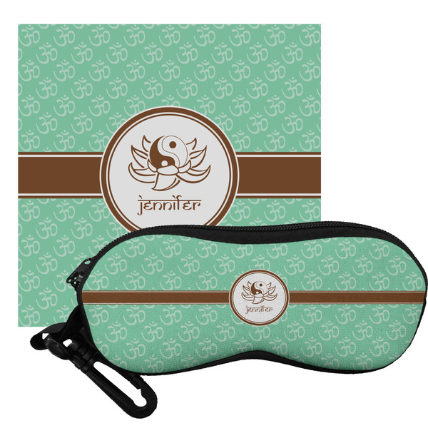 Custom Om Eyeglass Case & Cloth (Personalized)