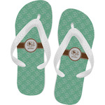 Om Flip Flops - Large (Personalized)