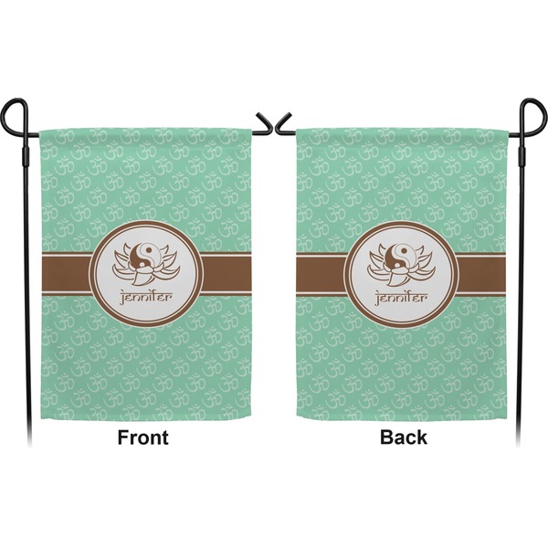 Om Garden Flag - Double Sided Front and Back