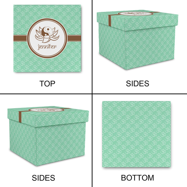 Om Gift Boxes with Lid - Canvas Wrapped - Large - Approval