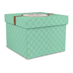 Om Gift Box with Lid - Canvas Wrapped - Large (Personalized)
