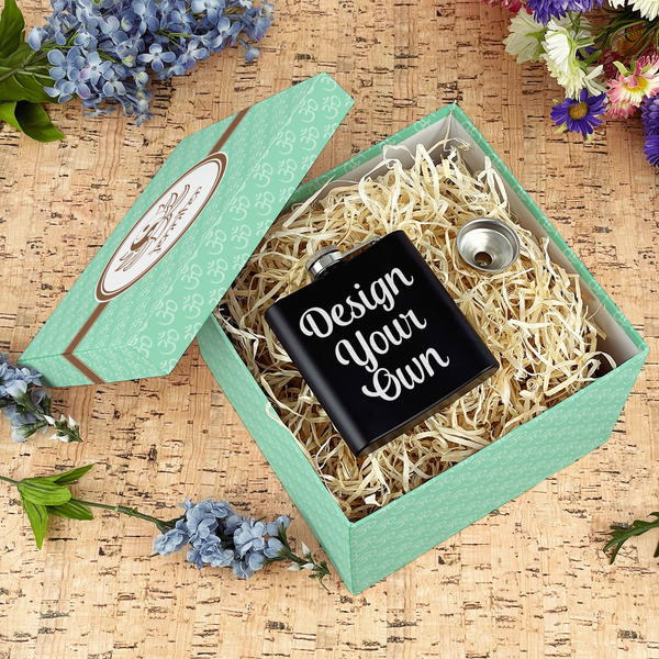 Om Gift Boxes with Lid - Canvas Wrapped - Large - In Context