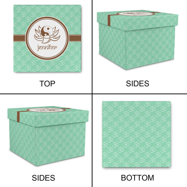 Om Gift Boxes with Lid - Canvas Wrapped - Small - Approval
