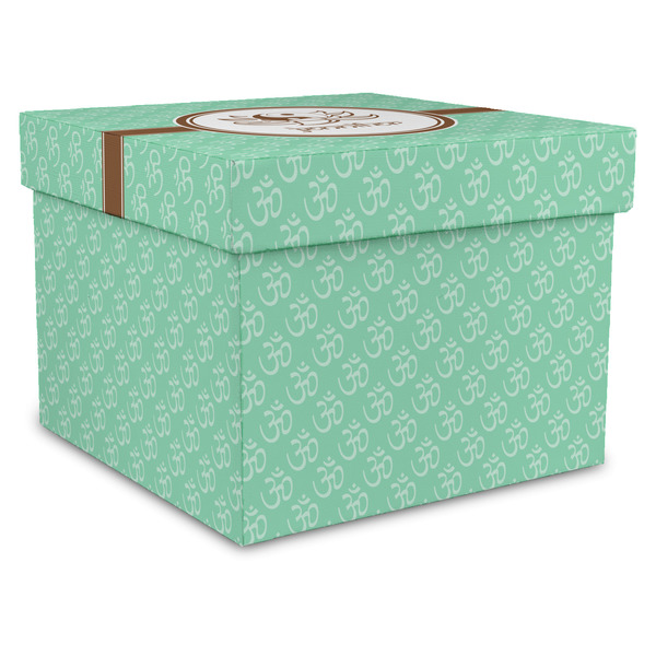 Custom Om Gift Box with Lid - Canvas Wrapped - XX-Large (Personalized)
