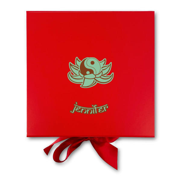 Om Gift Boxes with Magnetic Lid - Red - Approval