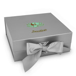 Om Gift Box with Magnetic Lid - Silver (Personalized)