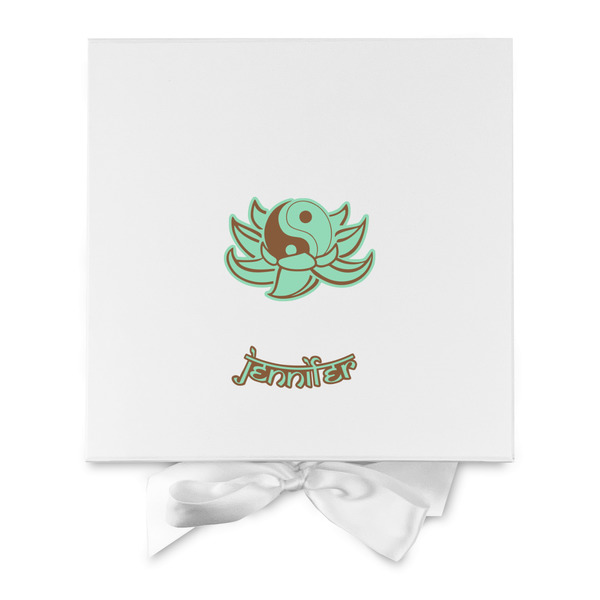 Om Gift Boxes with Magnetic Lid - White - Approval