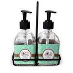 Om Glass Soap & Lotion Bottle Set (Personalized)