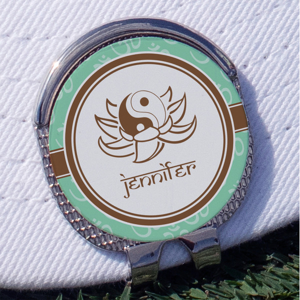 Custom Om Golf Ball Marker - Hat Clip