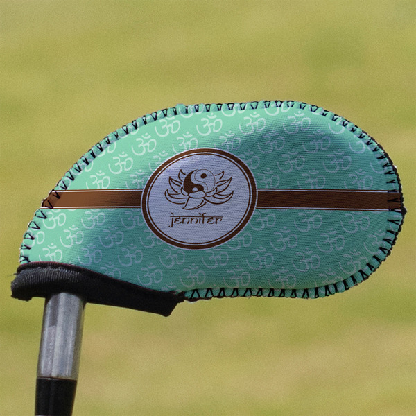 Custom Om Golf Club Iron Cover (Personalized)
