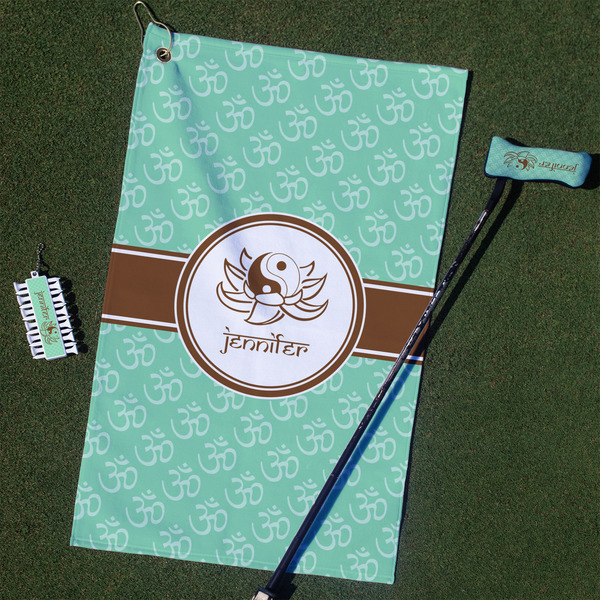 Custom Om Golf Towel Gift Set (Personalized)