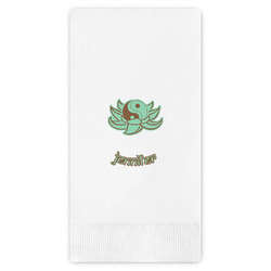 Om Guest Napkins - Full Color - Embossed Edge (Personalized)