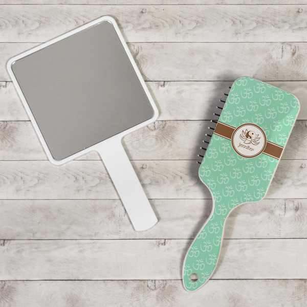 Om Hair Brush - In Context