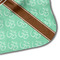Om Hooded Baby Towel- Detail Corner