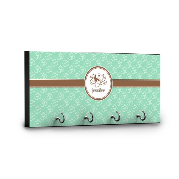 Om Key Hanger - Front View with Hooks