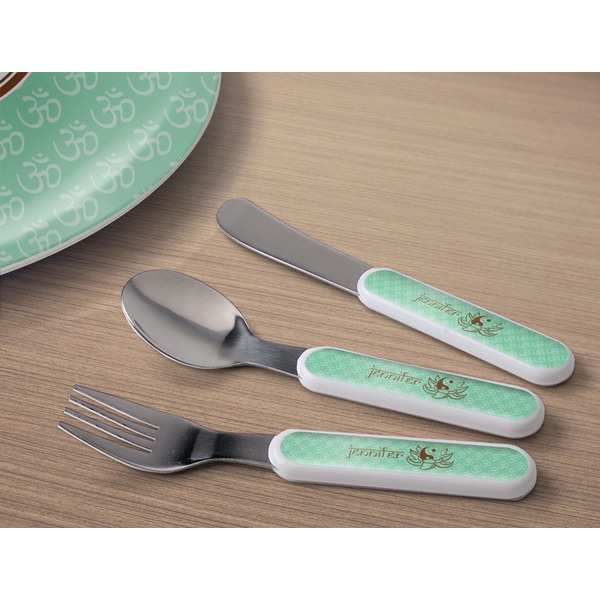Om Kids Flatware w/ Plate