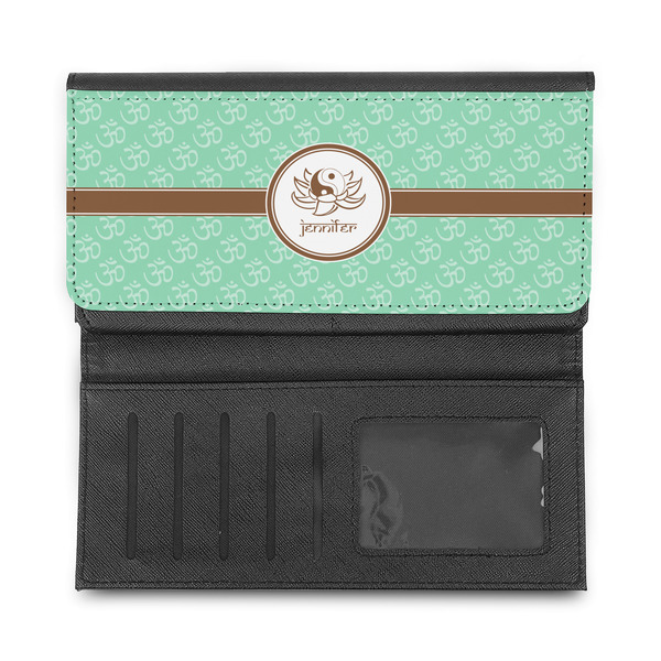 Om Ladies Wallet - Half Way Open