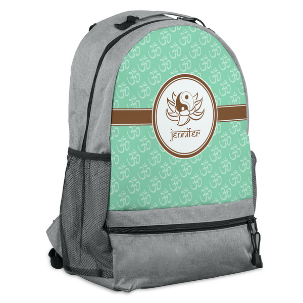 Custom Om Backpack - Grey (Personalized)