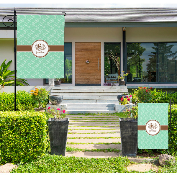 Om Large Garden Flag - LIFESTYLE