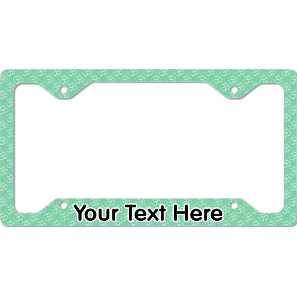 Custom Om License Plate Frame - Style C (Personalized)