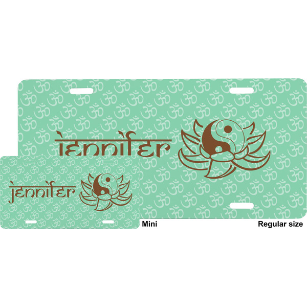 Om License Plate (Sizes)