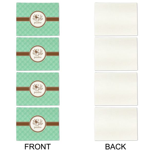 Om Linen Placemat - APPROVAL Set of 4 (single sided)