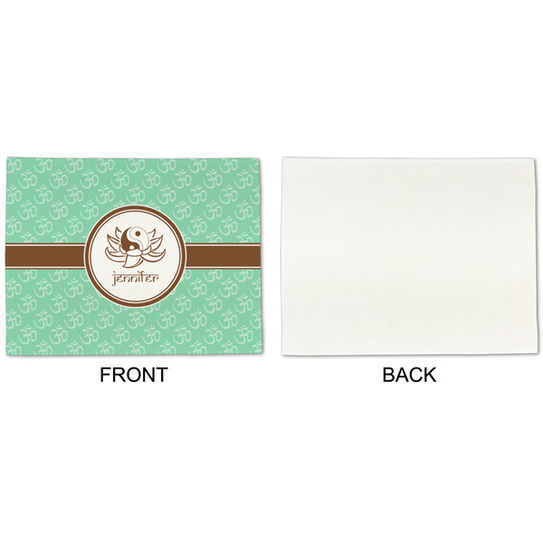 Om Linen Placemat - APPROVAL Single (single sided)