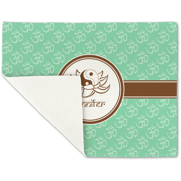 Om Linen Placemat - Folded Corner (single side)