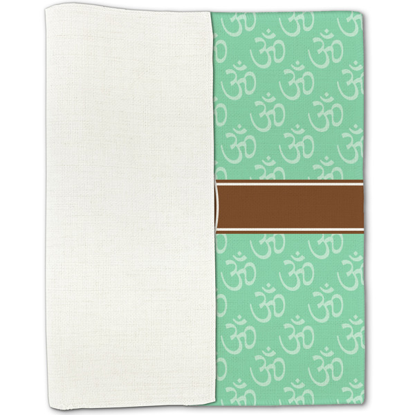 Om Linen Placemat - Folded Half