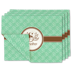 Om Linen Placemat w/ Name or Text