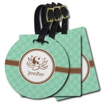 Om Plastic Luggage Tag (Personalized)