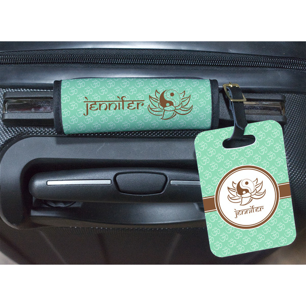 Om Luggage Wrap & Tag