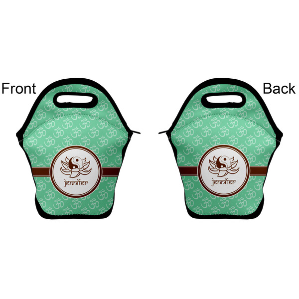 Om Lunch Bag - Front and Back