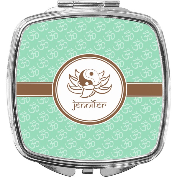 Custom Om Compact Makeup Mirror (Personalized)