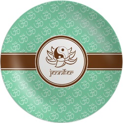 Om Melamine Plate (Personalized)