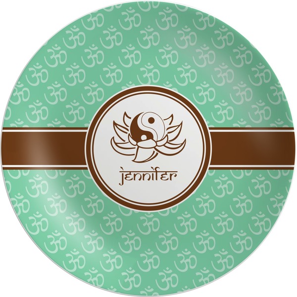 Custom Om Melamine Plate (Personalized)
